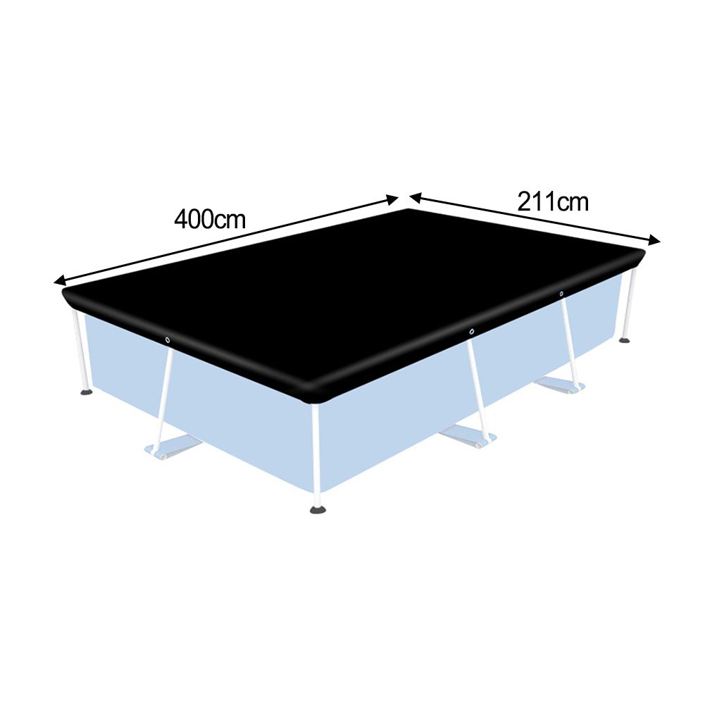 Pool Cover Waterproof - Zwembadafdekking voor framebaden 210D Rechthoekige zwembadafdekking