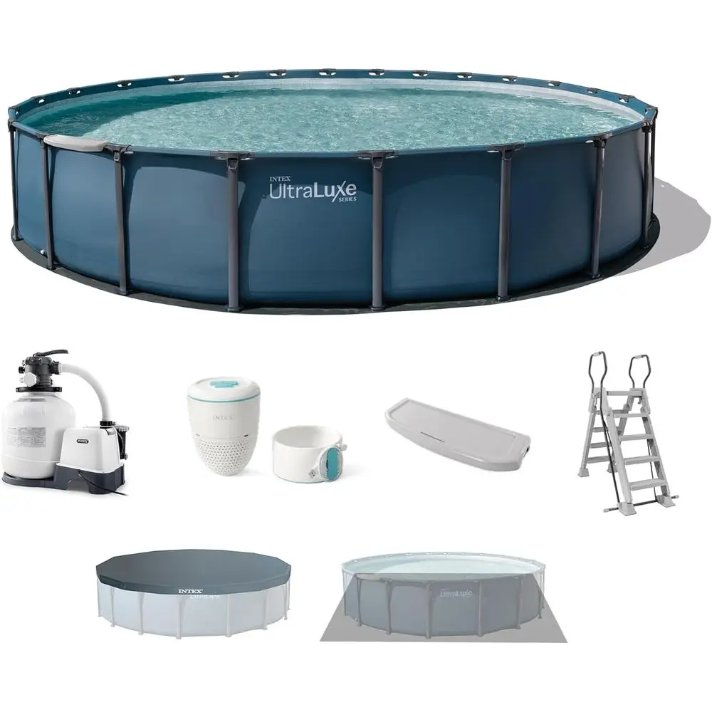 Pool Ladder Above Ground - 24' x 52' ronde bovengrondse zwembadset