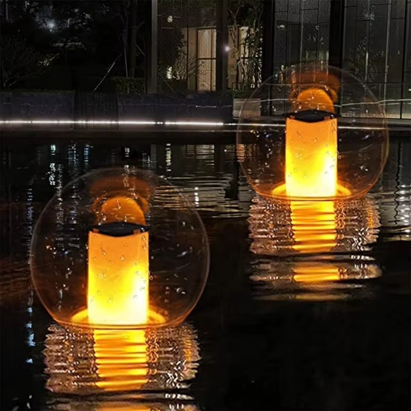 Pool Light Solar Rechargeable - Waterdichte, op zonne-energie oplaadbare drijvende zwembadlamp