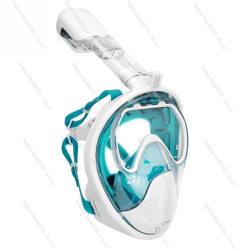 Snorkel Mask Full Face - Volledig gezichtsnorkelmasker - Gehard glas anti-condens