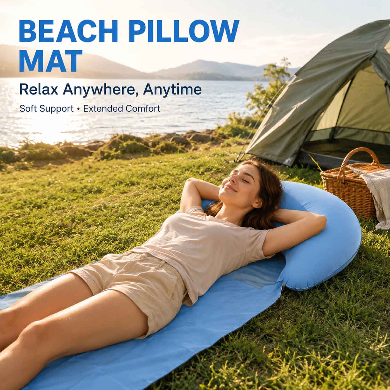 1PC strandmat met opblaasbaar  - Pool Lounger Inflatable recensie en prijs