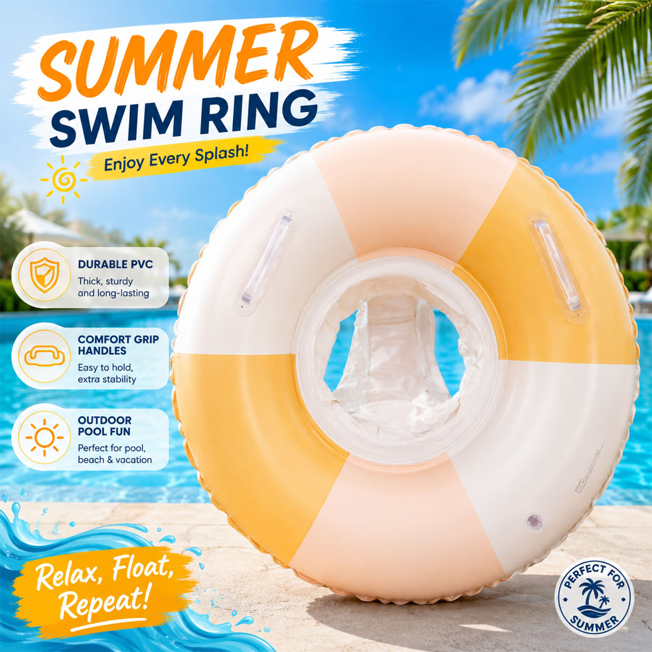 1PC Opblaasbare zwemring Zwemb - Pool Float Ring Inflatable recensie en prijs