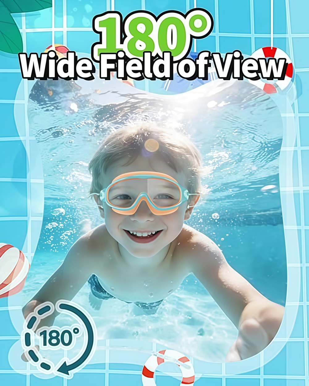 Zwembril voor kinderen met zwe - Swim Goggles Anti Fog Uv recensie en prijs