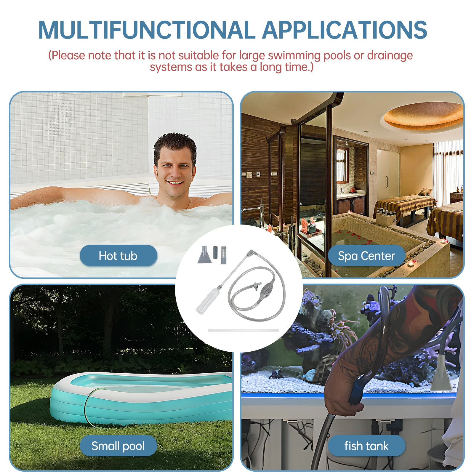 Hot Tub Stofzuiger 10ft Zwemba - Pool Vacuum Manual recensie en prijs