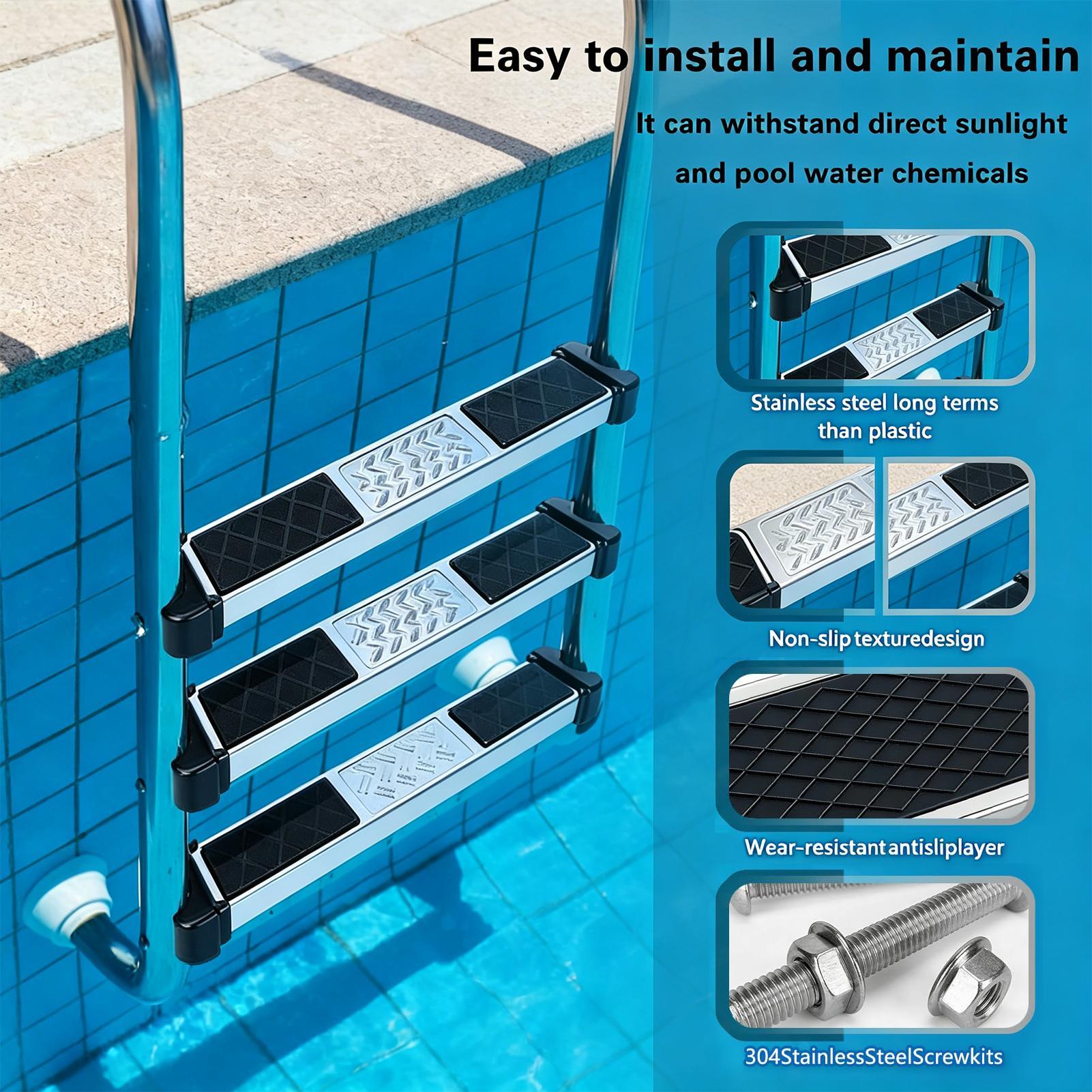 Inground zwembadtrap treden 1, - Pool Ladder Above Ground recensie en prijs