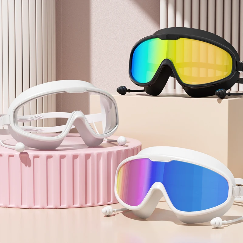 Zwembrillen met groot frame, H - Swim Goggles Anti Fog Uv recensie en prijs