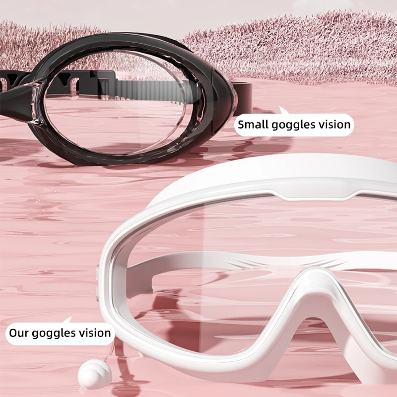 Zwembrillen met groot frame, H - Swim Goggles Anti Fog Uv recensie en prijs