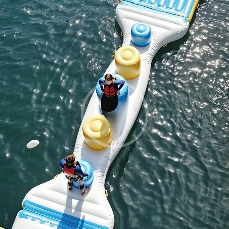 Drijvende waterattractieparksp - Water Slide Inflatable recensie en prijs