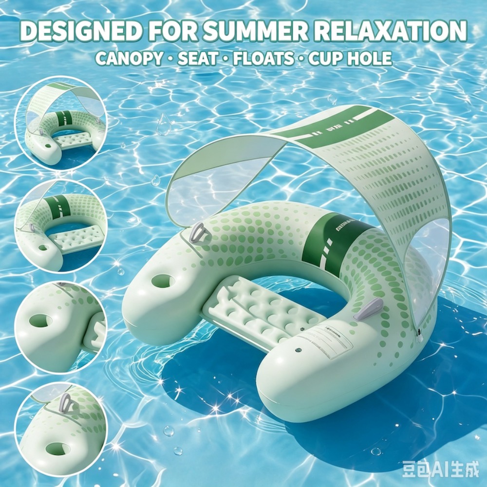 Afneembare zonnescherm opblaas - Pool Lounger Inflatable recensie en prijs