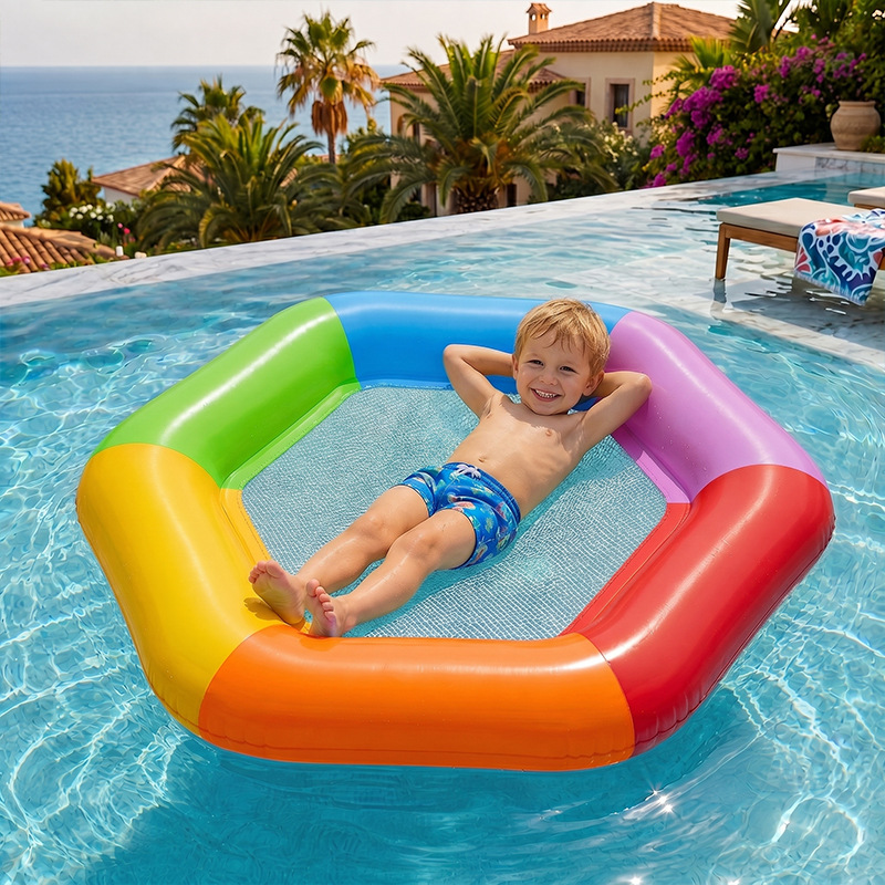 Nieuwe Hexagon Kleurrijke Opbl - Pool Lounger Inflatable recensie en prijs