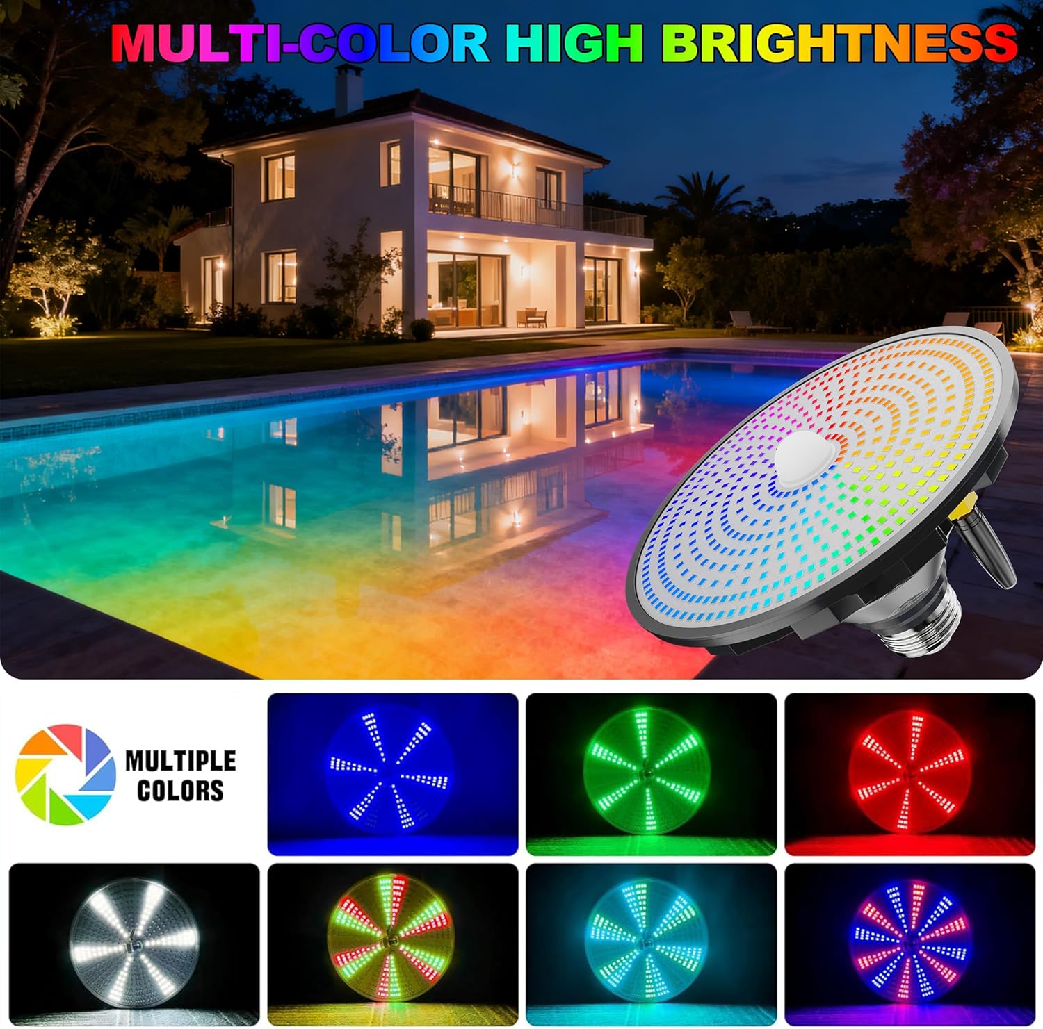 Zonne-zwembadverlichting voor  - Pool Light Solar Rechargeable recensie en prijs