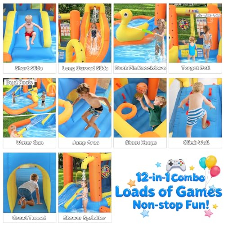 Opblaasbaar waterpark voor kin - Water Slide Inflatable recensie en prijs