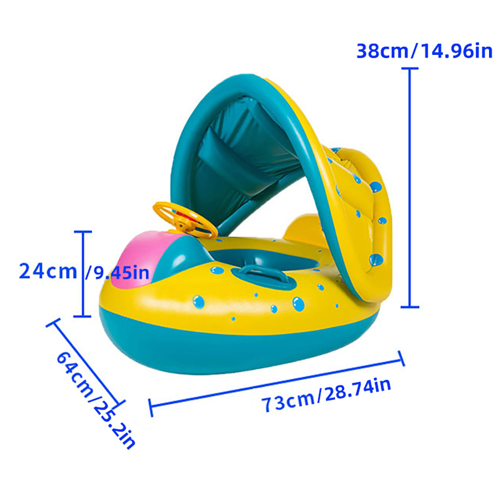 1 STKS Geel zonnescherm Zitrin - Pool Float Ring Inflatable recensie en prijs