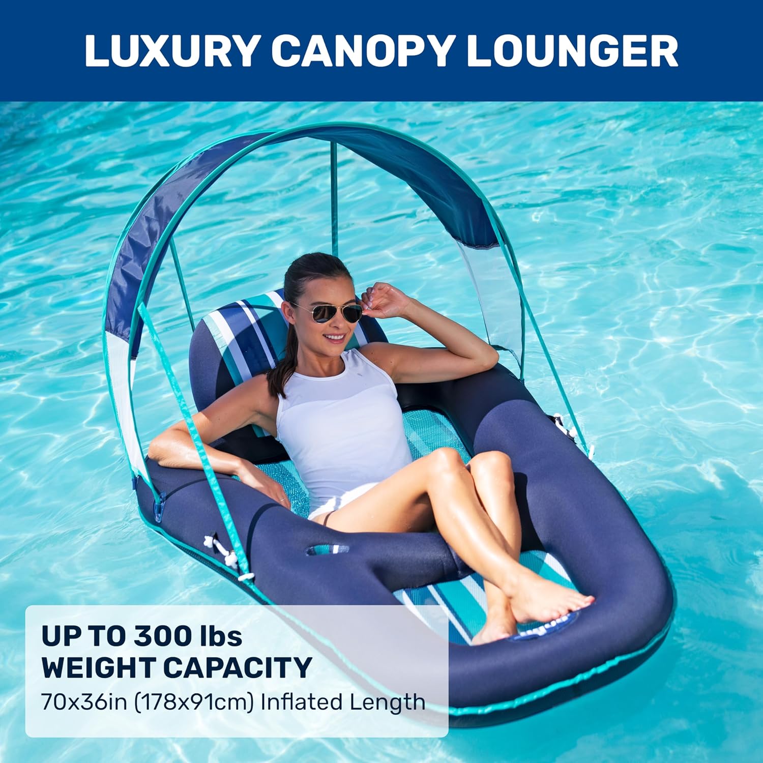 Extra grote opblaasbare zwemlo - Pool Lounger Inflatable recensie en prijs