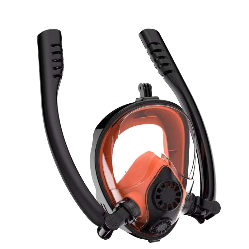 Snorkelmasker met dubbele buis - Snorkel Mask Full Face recensie en prijs