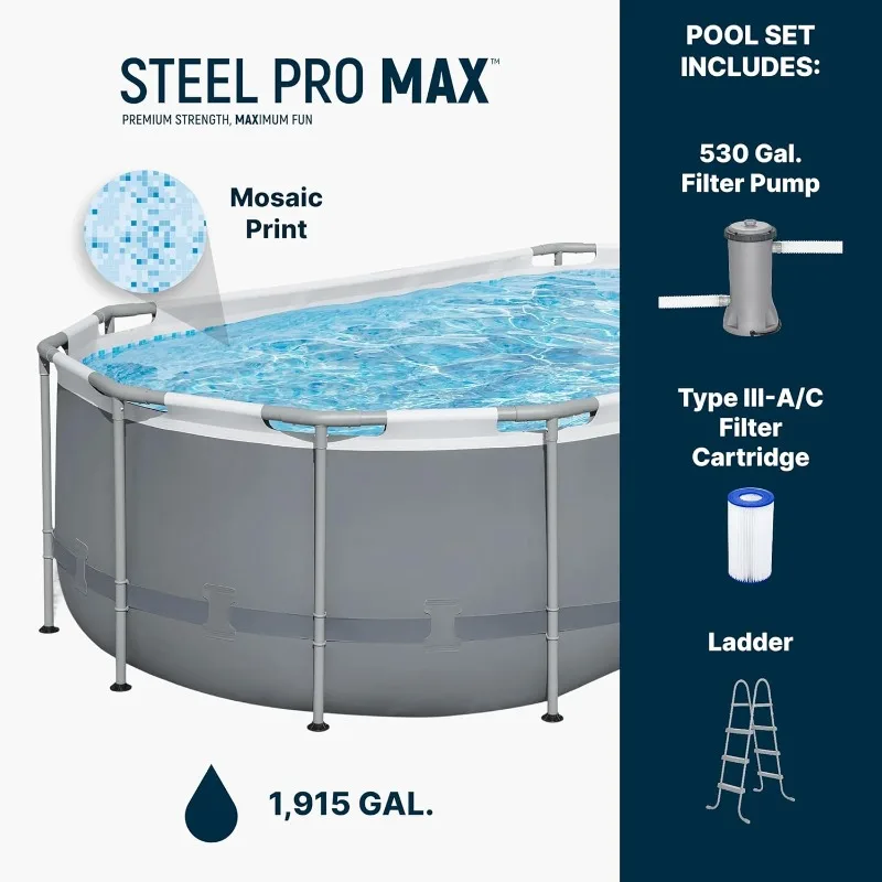 Bestway Steel Pro MAX 14' x 8' - Pool Ladder Above Ground recensie en prijs