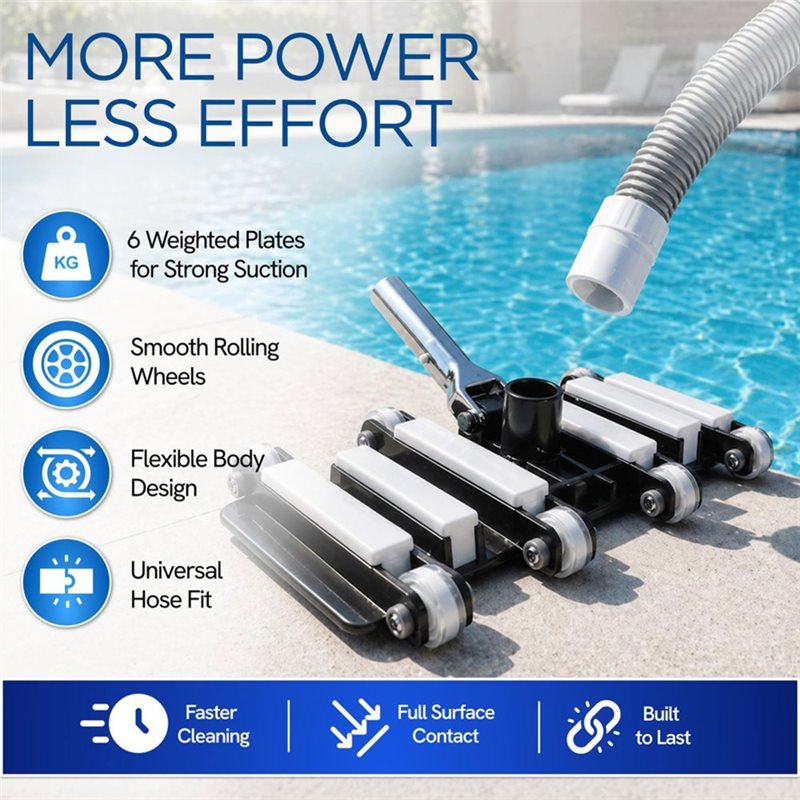 A64T handmatige zwembadstofzui - Pool Vacuum Manual recensie en prijs