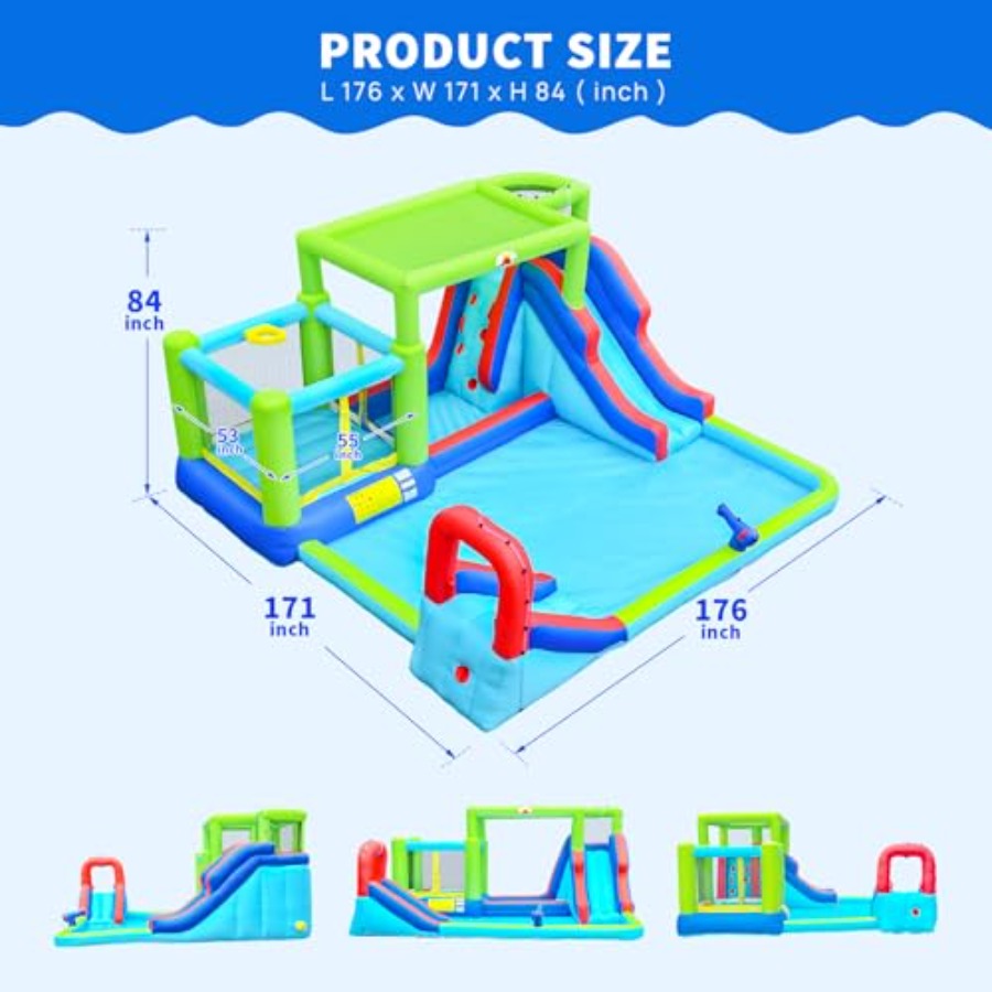 Opblaasbare waterglijbaan wate - Water Slide Inflatable recensie en prijs