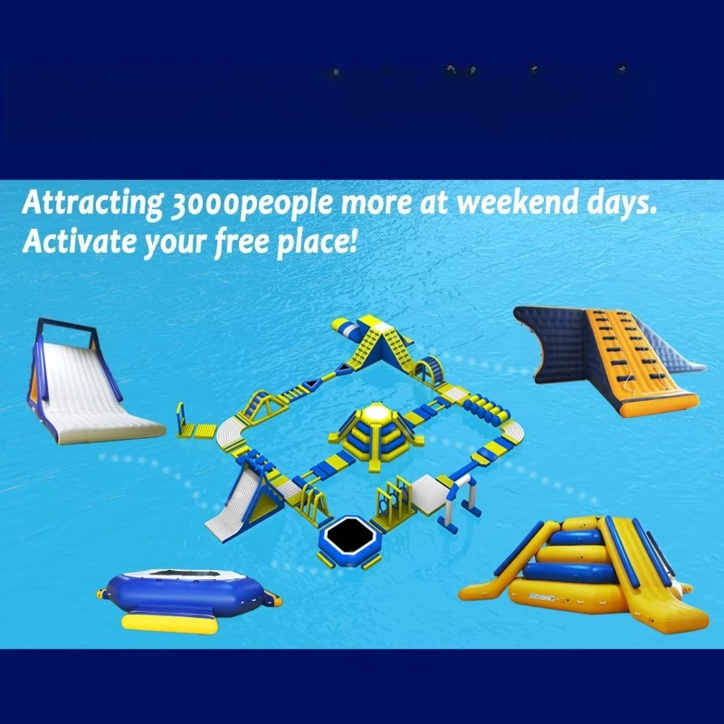 Opblaasbaar Aquapark Commercië - Water Slide Inflatable recensie en prijs